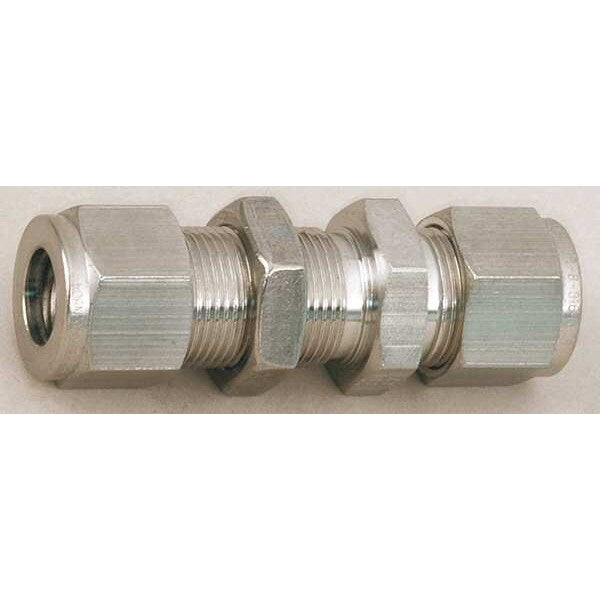 Bulkhead Union, Carbon Steel, Comp, 1/2In