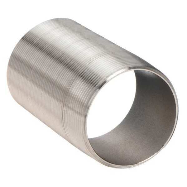 Pipe Nipple, 3/4 in Pipe Fitting, 1 3/8 in Length, MNPT, 304 Stainless Steel