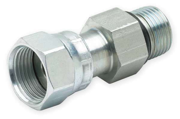 Swivel Connect, Zinc Steel, SAE, 3/8In