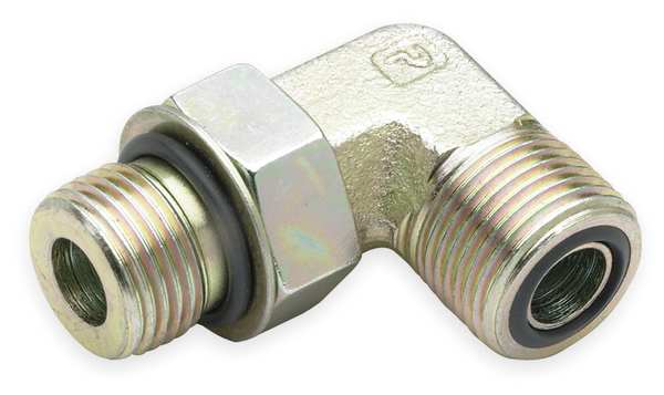 Strt Elbow, 90, Zinc Stl, SAExORFS, 3/4In