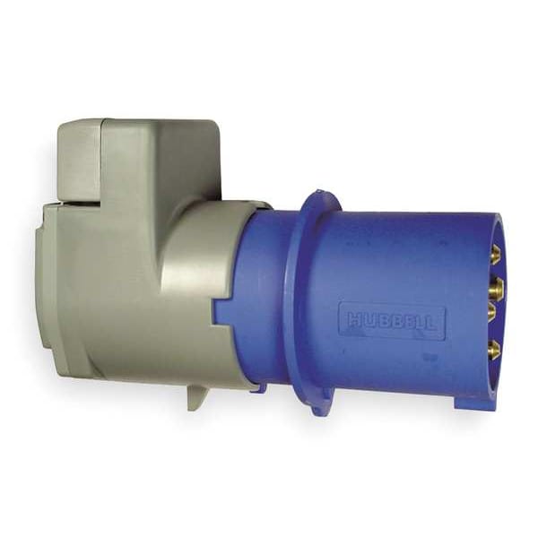 Pin and Sleeve Plug, 3P, 4W, 60A, 250V