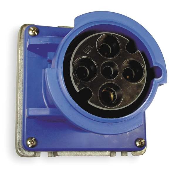 IEC Pin and Sleeve Receptacle, 60A, 250V