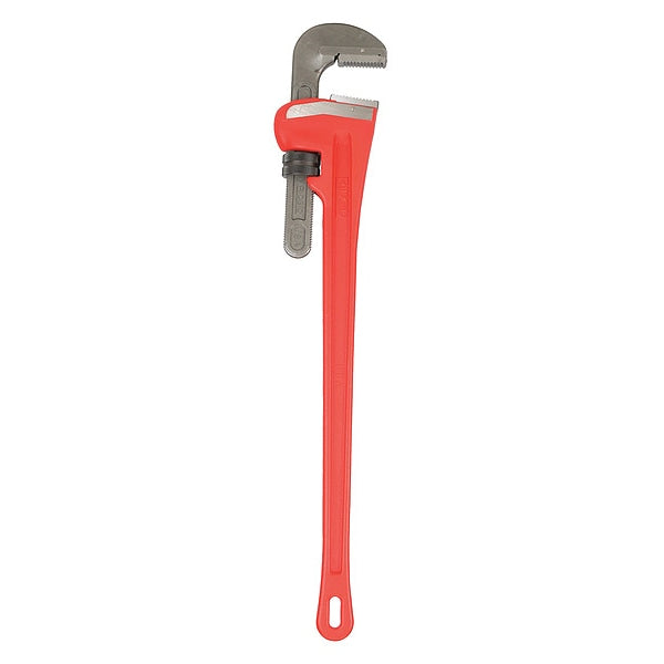 Pipe Wrench, Straight, Cast Iron, 60 in L, 8 in Jaw Capacity