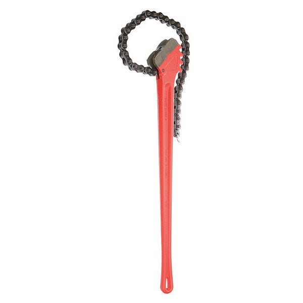 Chain Wrench, 7 1/2 in Outside Dia, 29 in Chain L, 36 in Handle L, Alloy Steel