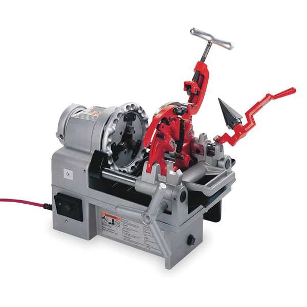 Pipe Threading and Cutting Machines, 1/4 in to 1-1/2 in, Rod: 5/16 in to 1 in Bolt: 5/16 in to 1 in
