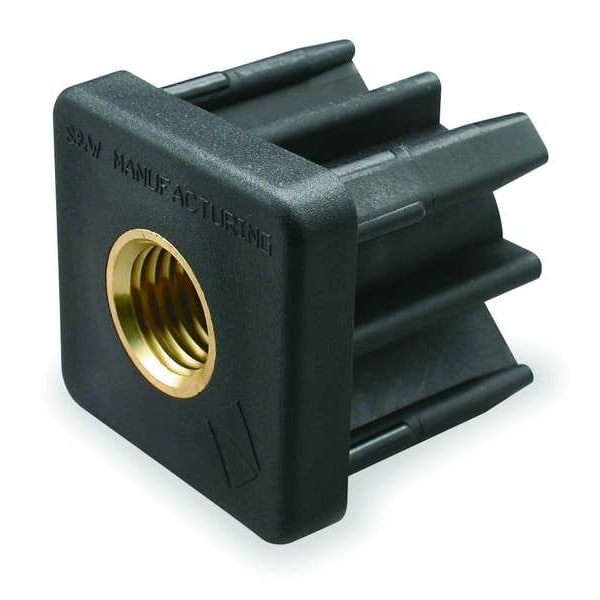 Square Tube End, 1/2-13 Thread