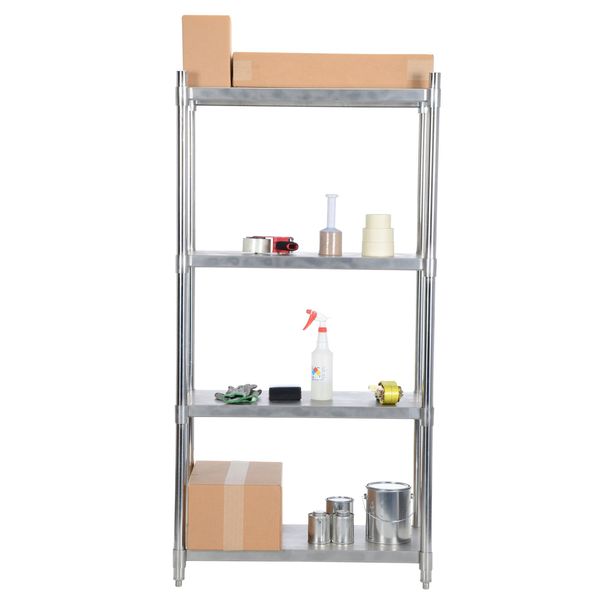Metal Shelving Unit, 18