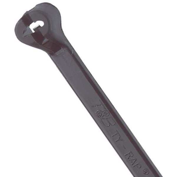 Standard Cable Tie, 14 in L, 0.18 in W, Nylon 6/6, Black, Indoor, Outdoor Use, 1000 Pack