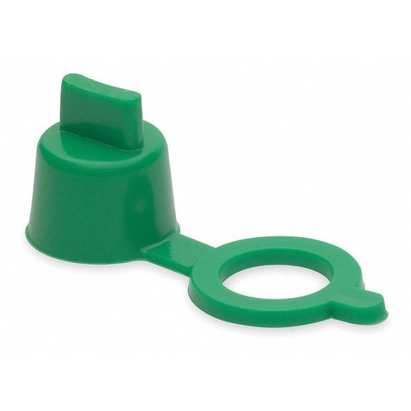 Grease Fitting Cap, Green, PK10