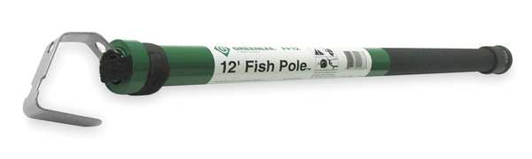 Telescoping Fish Stick, 12 ft, Fiberglass