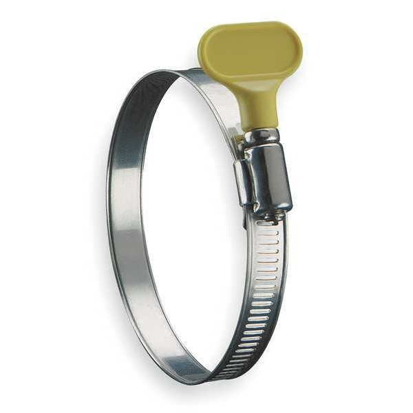 Hose Clamp, 2-1/2 to 3-1/2 In, SAE 48, PK10, Thickness: 0.023 in