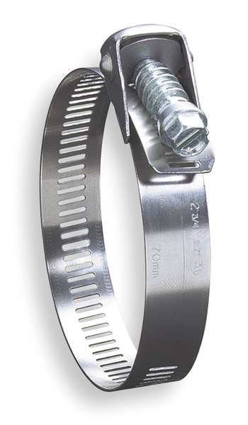 Hose Clamp, 9/16 to 2-1/4 In, SAE 28, PK10