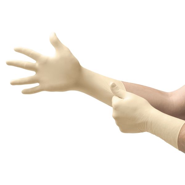 Cleanroom Gloves, Nitrile, 5 mil, M, PK100