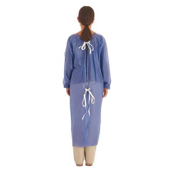 Cleanroom Apron, Blue, Large