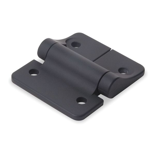 1 9/16 in W x 3/4 in H Black Enamel Torque Hinge