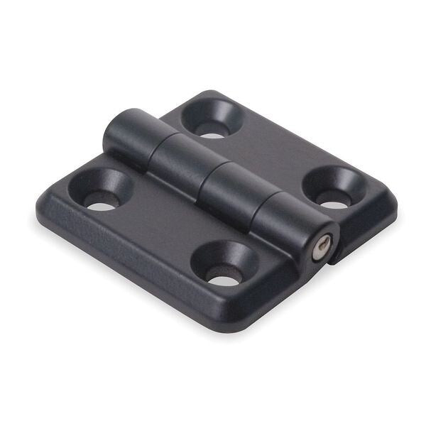 2 in W x 2 in H Black Powder Coat Door and Butt Hinge
