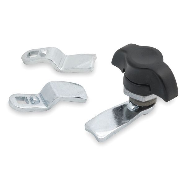 Cam Latch, Nonlocking, Black Powder Coated