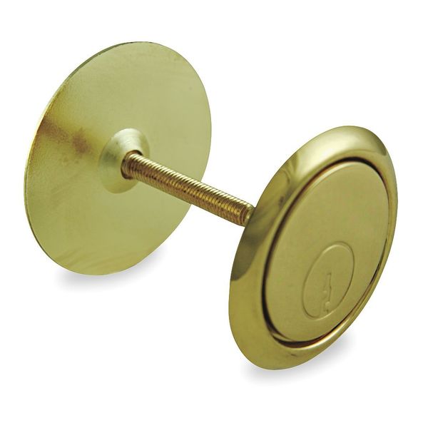Cylinder Hole Cover Plate, Brass