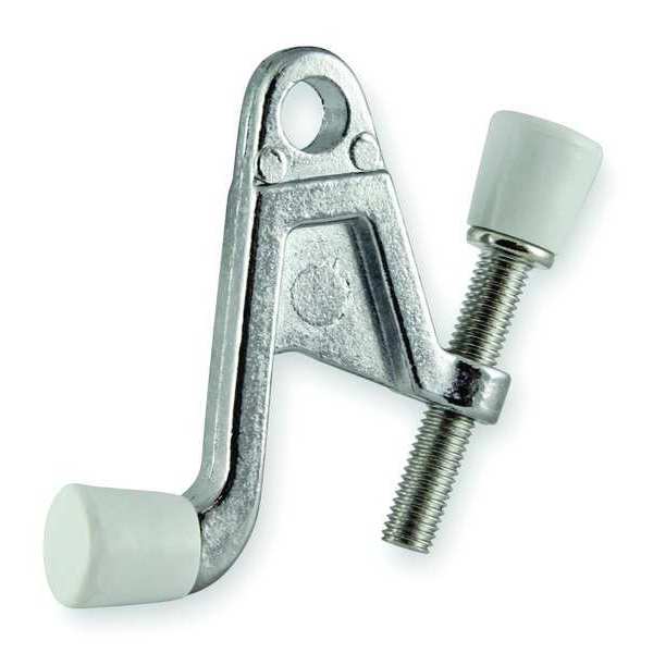Hinge Pin Door Stop, Zinc, 2-5/16
