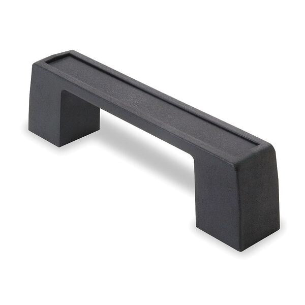 Grab Handle, Plastic, Black, L 5 7/8, Threaded Holes