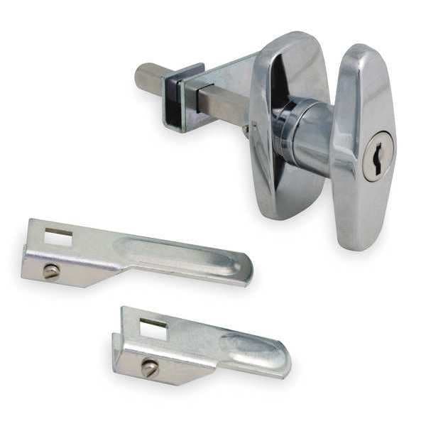 Cam Latch, Keyed, Bright Chrome