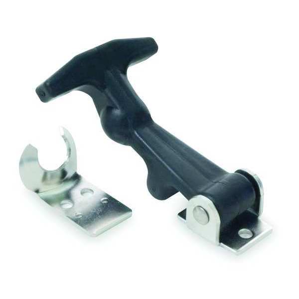 Draw Latch, Nonlocking, Black Rubber