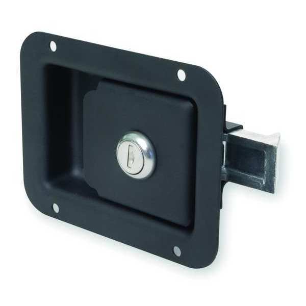 Paddle Latch, Keyed, Black Powder Coated
