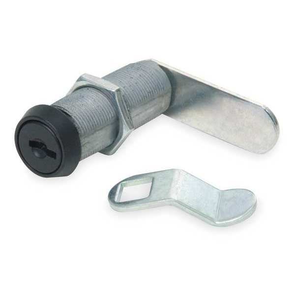 Disc Tumbler Keyed Cam Lock, Keyed Alike, C346A Key, For Material Thickness 9/32 in