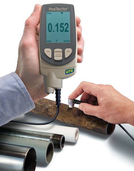 Ultrasonic Thickness Gage, 0.100 to 5 In
