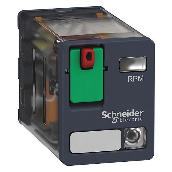 General Purpose Relay, 24V AC Coil Volts, Square, 8 Pin, DPDT