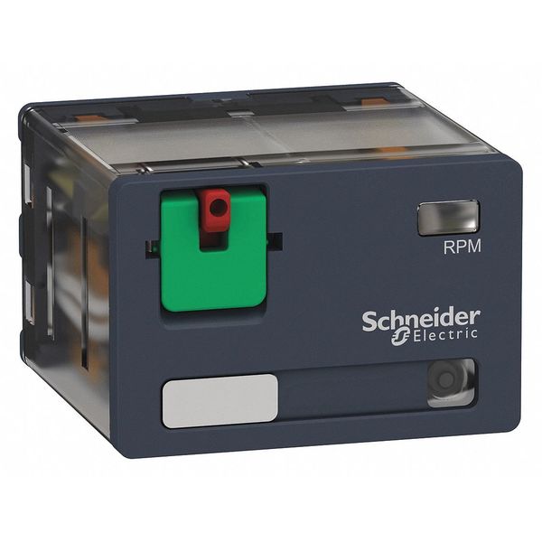 General Purpose Relay, 24V AC Coil Volts, Square, 14 Pin, 4PDT