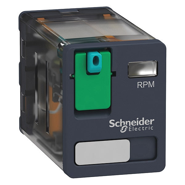 General Purpose Relay, 24V DC Coil Volts, Square, 8 Pin, DPDT