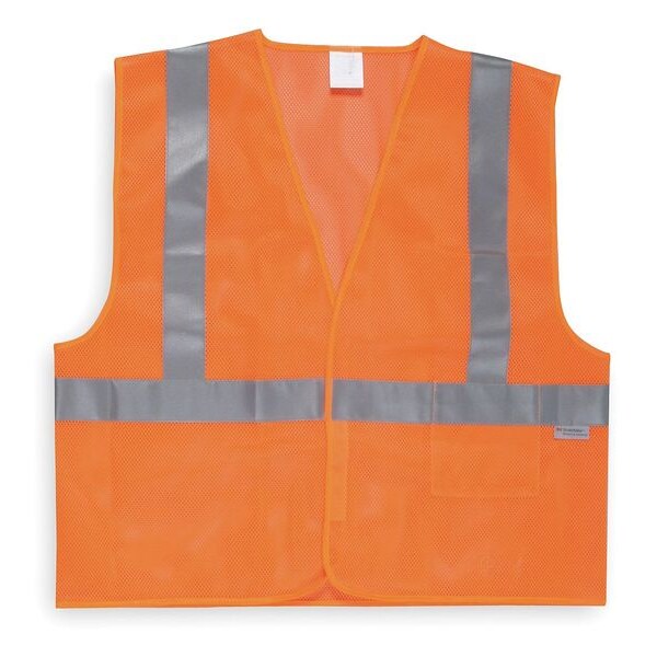 5XL Class 2 High Visibility Vest, Orange