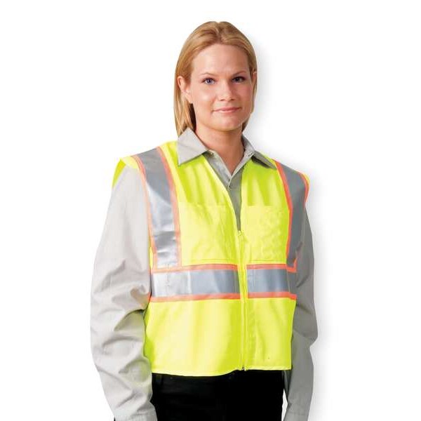 3XL Class 2 High Visibility Vest, Lime