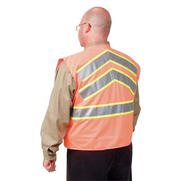 2XL Class 2 High Visibility Vest, Orange