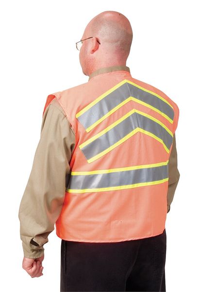 3XL Class 2 High Visibility Vest, Orange