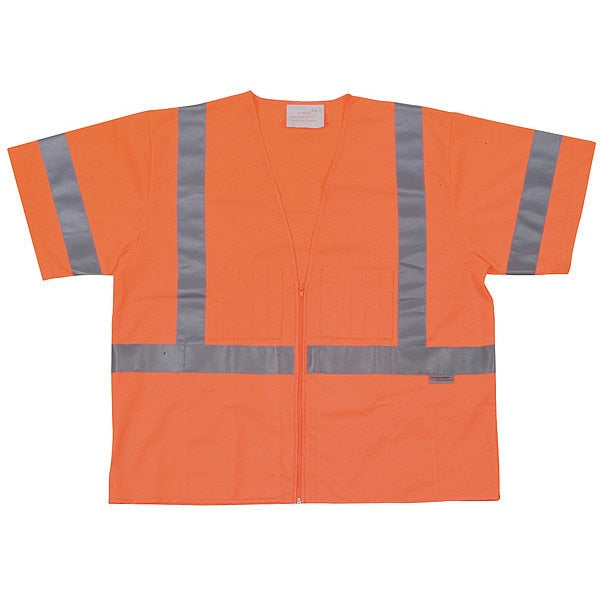 Large Class 3 High Visibility Vest, Orange