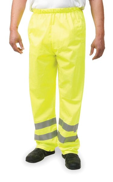 Safety Over Pants, Lime, Size 40 to 44x33