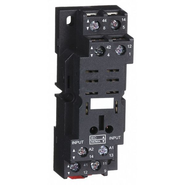 Relay Socket, Standard, Square, 8 Pin, 16A