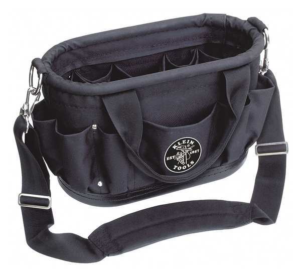 Tool Tote, 600 x 300 Denier Polyester, 12 Pockets, Black