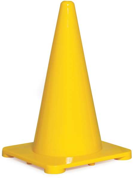Traffic Cone, 18 In.Yellow