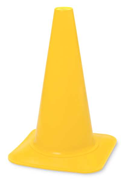 Traffic Cone, 18 In.Yellow