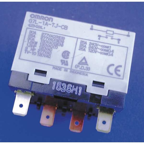 Enclosed Power Relay, 4 Pn, 240VAC, SPST-NO