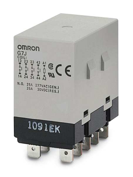 Enclosed Power Relay, 10Pin, 120VAC, DPST