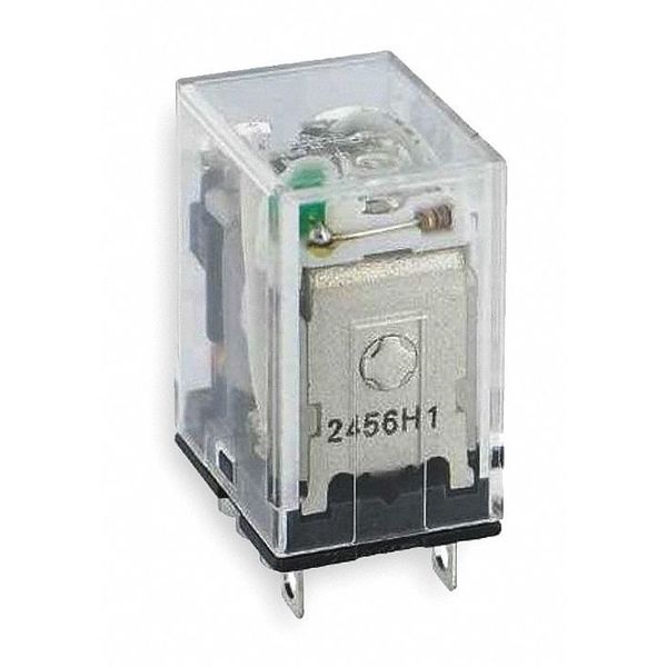 General Purpose Relay, 12V DC Coil Volts, Square, 8 Pin, DPDT