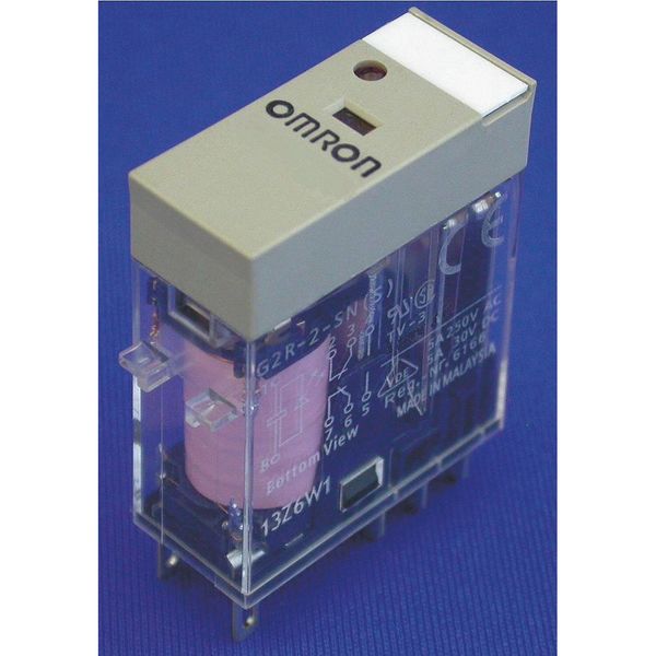 General Purpose Relay, 24V AC Coil Volts, Square, 8 Pin, DPDT