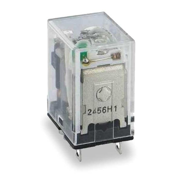 General Purpose Relay, 120V AC Coil Volts, Square, 8 Pin, SPDT