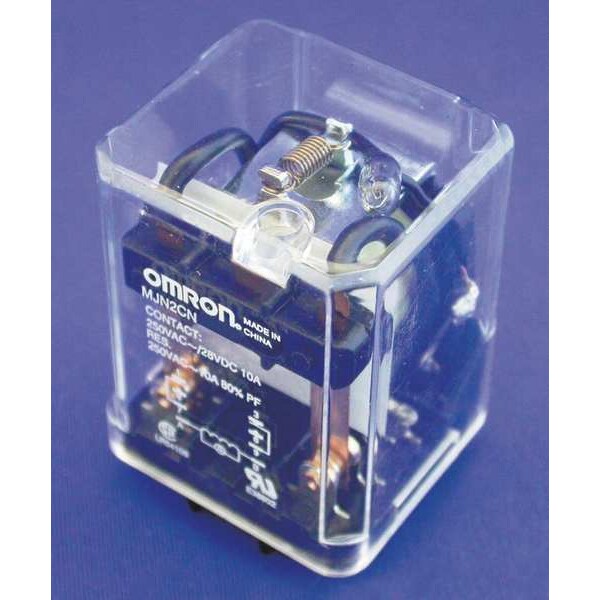 General Purpose Relay, 120V AC Coil Volts, Square, 8 Pin, DPDT