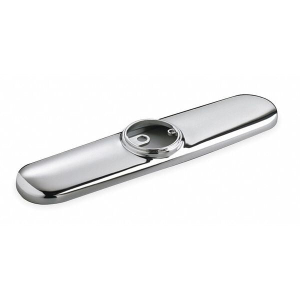 Deck Plate, 8 In, Chrome Plated Finish