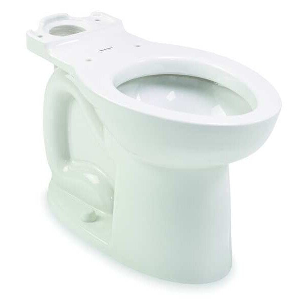 Toilet Bowl, 1.28/1.60 gpf, Gravity Fed, Floor Mount, Elongated, White